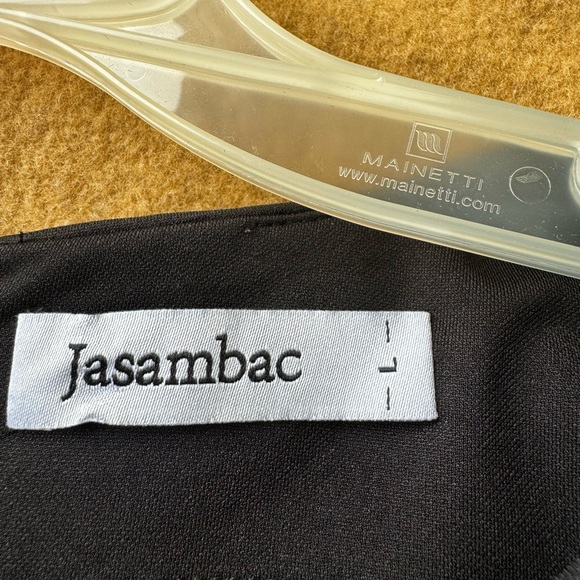 Long sleeve V neck Twist Front Split Stretchy Bodycon Dress Size L - Picture 4 of 6